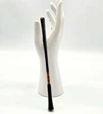 VTG Art Deco Artguild Austria Black Red Gold Spring Loaded Cigarette Holder 8