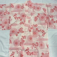 Yukata Women's Pinkish-beige with Chrysanthemum pattern picture