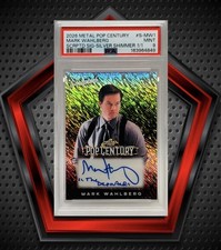 Mark Wahlberg *1/1* Auto 2026 Leaf Metal Pop Century “The Departed” Silver PSA 9 picture