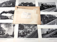 Vintage Norfolk & Western Railway 8 Large Photo Prints 12x16 N&W Steam Diesel picture