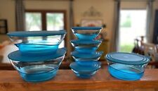 Tupperware Sheerly Elegant Collection~9 pc~Azure~($146.00 Value)~NEW picture