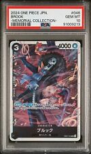One Piece Japanese EB01-046 Brook PSA 10 picture