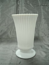Vtg EO Brody Milk Glass Ribbed Shower Flower 8+