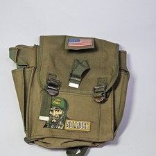 Vintage SGT Rock Backpack 1981 Army Green Bag DC Comics NOS RARE picture