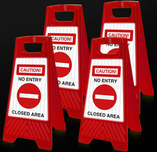 Fuutreo Red Reflective No Entry Sign 24