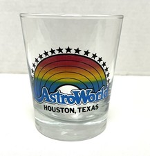 Vintage Rare ASTROWORLD HOUSTON TEXAS Drinking Glass - Unused New w tag *READ* picture