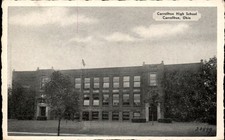 Carrollton OH Ohio Carrollton High School c1930-50s Vintage Postcard picture