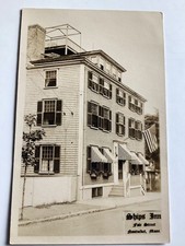 Nantucket Ships Inn Fair Street Restaurant Hotel RPPC PC  Postcards picture