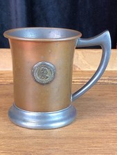 Very Rare Antique CORNELL UNIVERSITY COPPER MUG w/ Motto Circa 1900 Adelphi picture