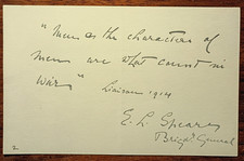 Major General, 1914 Liaison Sir Edward Louis Spears (1886-1974) Signed Letter* picture