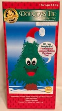VINTAGE 1997 GEMMY DOUGLAS FIR TALKING CHRISTMAS TREE - ANIMATED, SOUND - NEW picture