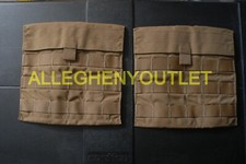 2 TWO MARPAT Molle Coyote Tan Side Plate Carriers For 8x8 Inch Panels / No Armor picture