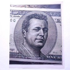 2005 Arthur J Williams Jr. Famous Criminal Artwork Magazine Page Y2K Collectible picture