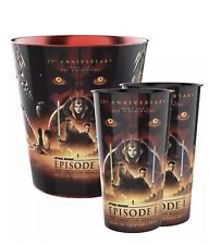 Cinemark 25th Star Wars Episode 1 Phantom Menace Tin Popcorn Bucket Cup Set picture