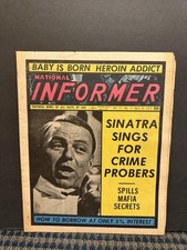 1970 April 26th National Informer Newspaper, Frank Sinatra, Mafia Secret (VRN10C picture