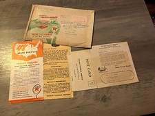Texaco Touring Service Envelope Brochure Postcard Pamphlet picture