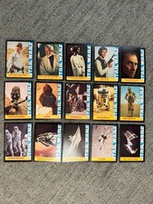 Vintage 1977 Star Wars Wonder Bread Set (15 cards) w/o Vader card Nice centered picture