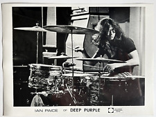 Deep Purple Ian Paice Photo Original Tony Barrow Int Ltd Promo circa 1970 #1 picture