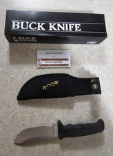 VINTAGE BUCK MODEL #603 FIXED BLADE KNIFE WITH BLACK NYLON SHEATH-USA- NEW picture