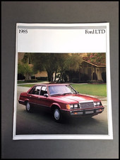 1985 Ford LTD 24-page Vintage Car Sales Brochure Catalog picture