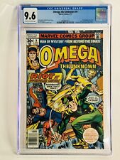 Omega The Unknown 9 CGC 9.6 1977 1st app Foolkiller Greg Salinger Marvel Bronze picture