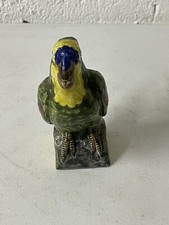 Angelo Minghetti Parrot Earthenware Italy Bologna parrot Carafe Pourer Pitcher picture