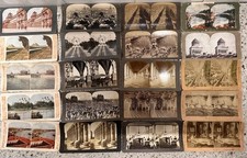 160 Antique Stereoview Cards Keystone Underwood World Travel Landmark Lot picture