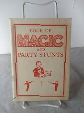 Vintage 1936 Book of Magic and Party Stunts Booklet picture