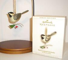 2006 Hallmark - BLACK-CAPPED CHICKADEE ORNAMENT - THE BEAUTY OF BIRDS 2ND SERIES picture