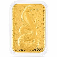 Shop LC Solid 24K Yellow Gold Emboss Sheet, 10mg - Serpent picture