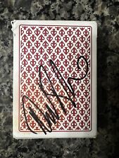 DAVID BLAINE White Lions Tour Edition Playing Card Deck SIGNED - Rare picture
