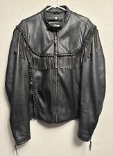 Vintage Willie G Harley Davidson Leather Jacket Sz L Rare 1980s picture