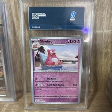 Pokémon TCG Slowbro Rev Holo Rare Graded Slab 9 Mint English picture