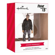 HALLMARK JASON VOORHESS FRIDAY THE 13TH HORROR ORNAMENT MAN CAVE CHRISTMAS TREE picture