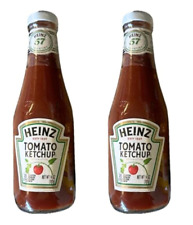 Heinz Ketchup in Glass Bottle 14 oz  Fresh Stock Kosher 2 Bottles picture