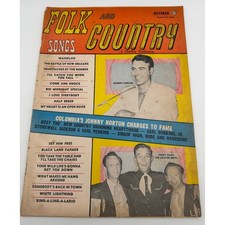 Vintage Folk and Country Songs Magazine October 1959 Johnny Horton Jimmy Dean picture