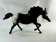 Vintage Breyer Horse Running Stallion #127 Black Blanket Appaloosa Made In USA picture