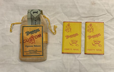 Vintage Bonanza Empty Tobacco Bag & Papers Prison Ca Correctional Industries picture