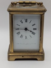 Antique 1880's French Carriage Clock Webster &Co JENNER Knewstub Wind Up Working picture