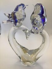 Two Murano Birds On A Heart Shaped Branch picture