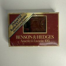 Benson & Hedges Deluxe FM Radios & Earphones in Box picture