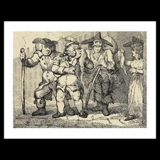 Thomas Rowlandson - Setting Out from Edinburgh, from Boswell's Tour of the Hebri picture