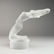 Vintage Lalique France Crystal Figurine Sculpture #11809 CHRYSIS NUDE WOMAN picture