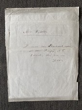 Daniel Webster Signature Autograph Signed Letter MA Senator Secretary of State picture