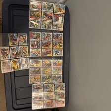 1989 Topps BATMAN 1966 BLUE Bat REISSUE 1989 / 44  Card Mint Set. Cards Only picture