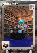 2024 Panini Minecraft - #162 Obsidian Glossy Stone Parallel picture