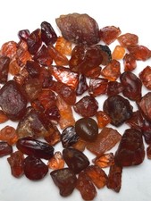141 CT Hessonite Garnet Orange Colour Rough Lot Facet Grade Best for Cutting picture