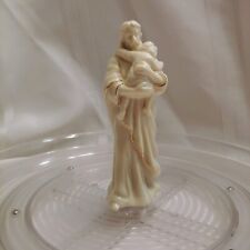 Lenox BLESS THIS CHILD Porcelain Figurine Jesus Holding Baby, 5 1/4'' Gold Trim picture