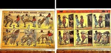 Lot Of 2 VTG 1901 New York Herald Comic Strip Pages Americana R.F. Outcault picture