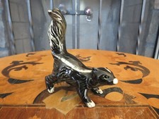 Vintage Goebel Porcelain Striped Skunk 36-526 Figurine TMK-6 picture